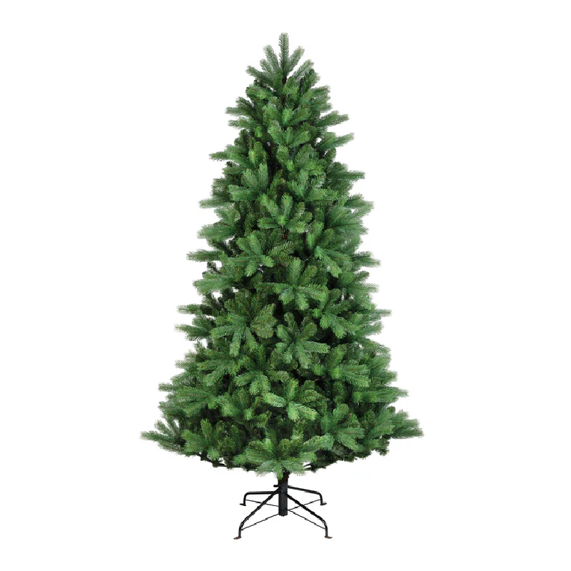 Brad Artificial cu Aspect Natural si Bogat SUPER TRENDS®, Ace 2D & 3D din PVC, 180 cm, Suport Inclus, Verde Intens