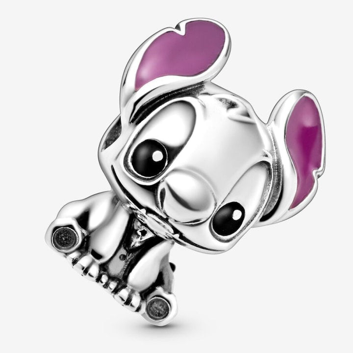 Charm Stitch Super Trends® Din Argint 925 Compatibil Pandora® X Disney, Charm Argint Tip Pandora Cu Design Talisman Stitch, Charm Pandantiv Argint 925 Pentru Bratari Pandora, Charm Family Disney Stitc