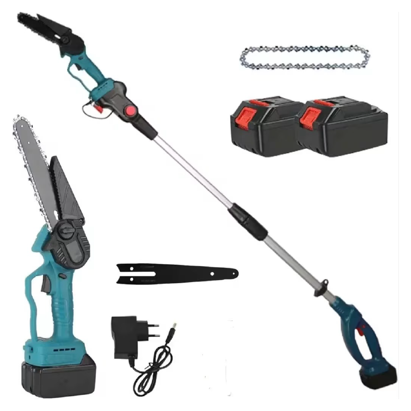 Mini Drujba 150 mm Profesionala SUPER TRENDS® cu Brat Telescopic (1.3-1.6 m), 48V, 2 Acumulatori, Unghi Reglabil de Taiere