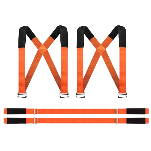 Set 2 Curele Profesionale Tip Ham Mutat Mobila SUPER TRENDS®, Ridicare si Transport Greutati si Electrocasnice Pentru 2 Persoane, 2 Moduri de Utilizare, Marime Ajustabila, Rezistenta 950Kg