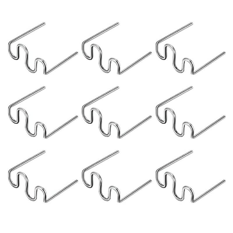 Set 500 Buc Capse SUPER TRENDS® pentru Pistol de Lipit, Sudura, Lipire Plastic, Model S, Grosime 0, 8 mm, Argintiu - SPTR.RO