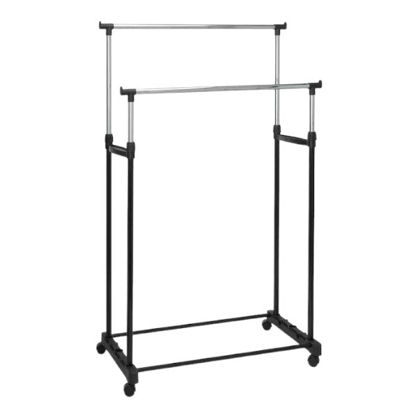 Suport Organizator Dublu PENDAN, Pentru Haine, Reglabil pe inaltime, 680x 40 (75-130), Maxim 30 Kg