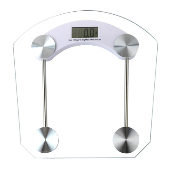 Cantar Electronic Corporal de Baie SUPER TRENDS®, Transparent, Afisaj Electronic, Capacitate Maxima Persoane 150 Kg, Oprire Automata, Sticla
