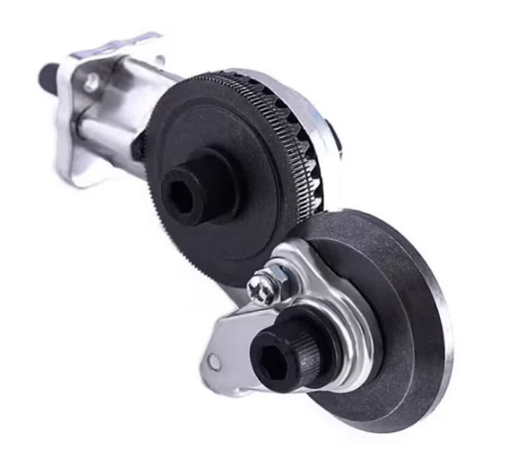Adaptor Profesional Pentru Bormasina SUPER TRENDS® Cu Role Pentru Taiat Tabla, Aluminiu, FIer, Otel, Cupru, 1/4