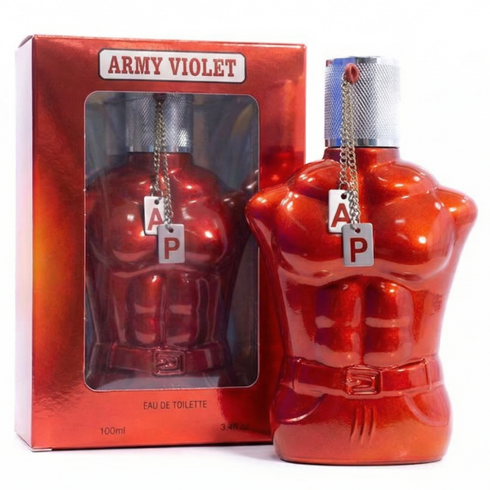 Apa De Toaleta Barbati SUPER TRENDS® Army Red 100 ml, Parfum Barbati Elegant Cu Note Lemnoase Si Orientale, Apa De Toaleta Barbati Persistenta Pentru Utilizare Zilnica, Parfum Masculin Modern, Arom