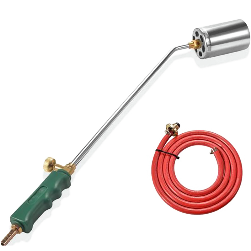 Arzator Gaz (GPL) cu Robinet SUPER TRENDS®, Parlitor Porc, Util si Pentru Reparatii, Furtun 1 m, Lungime 65 cm, Duza 63 mm
