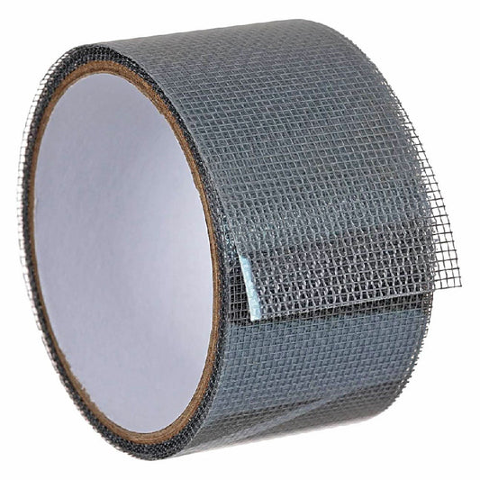 Banda Adeziva Pentru Reparat Plase de Tantari SUPER TRENDS® Profesionala, 5 cm x 2 m, rezistenta la apa, aplicare usoara