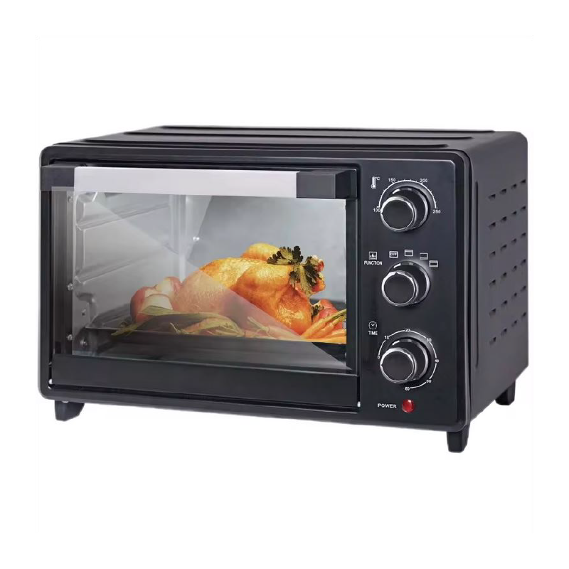 Cuptor Electric de Bucatarie SUPER TRENDS®, 48L, 2600W, 3 Functii de Gatire, Gratar si Rotisor, Tava si Gratar Inox, Negru