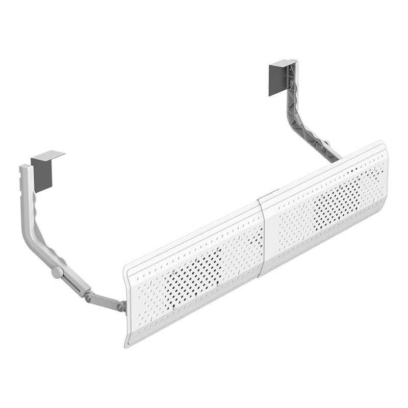 Deflector Aer Conditionat Premium SUPER TRENDS®, Extensibil 57-105 cm, Rotire 300°, Usor de Instalat, ABS, Alb