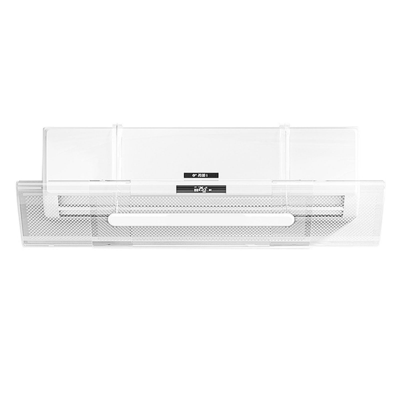 Deflector Pentru Aer Conditionat Premium SUPER TRENDS®, Reglare Flux de Aer, Lungime Reglabila Intre 53-95 cm, Transparent