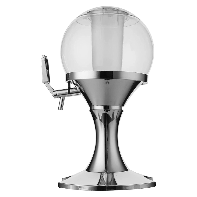Dozator Bere Premium SUPER TRENDS®, Capacitate 3.5 Litri, cu Distribuitor, Recipient cu Gheata, Capac, Utilizat Pentru Bere, Vin, Vodca, Potrivit Pentru Petrecere, 22x24x39 cm