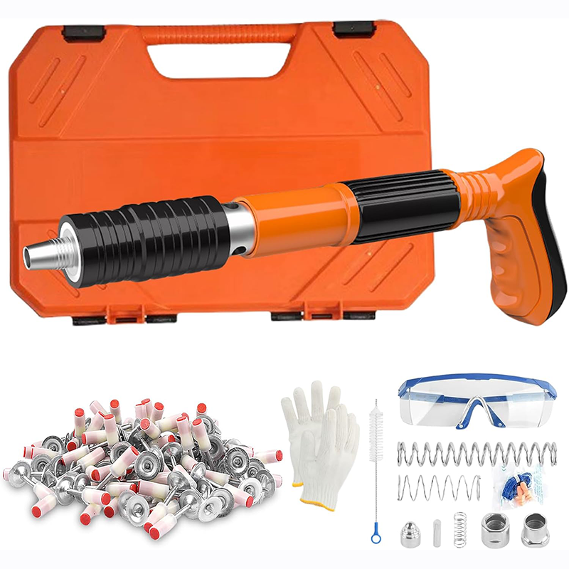Kit Pistol Manual SUPER TRENDS®, Profesional, Pentru Fixarea Cuielor pe Perete