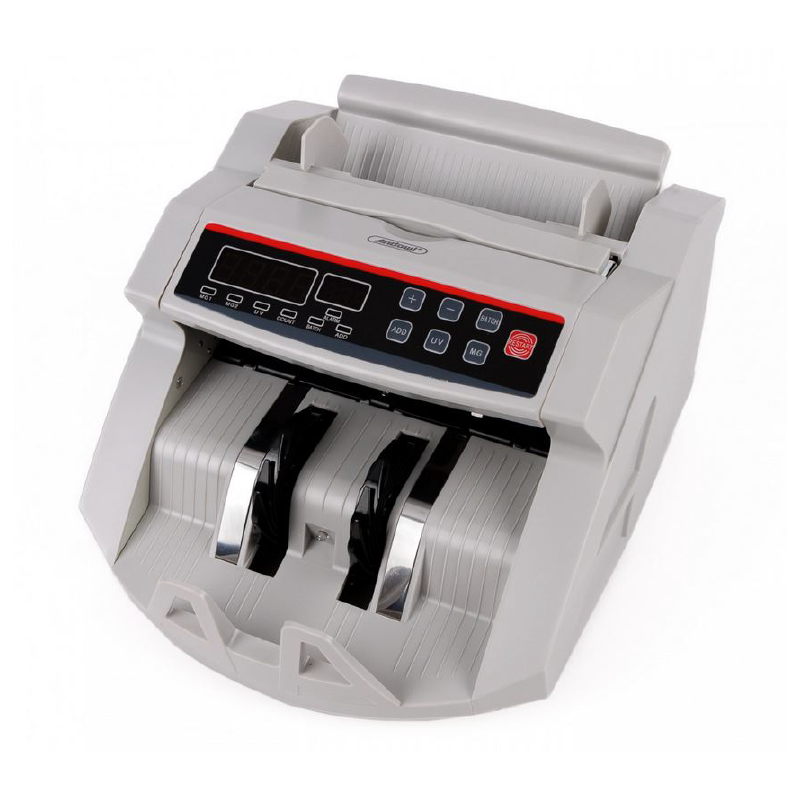 Masina de Numarat Bani SUPER TRENDS®, 1000 Bancnote/min, 230V, Afisaj Digital, 23.5x26x17cm, Alb