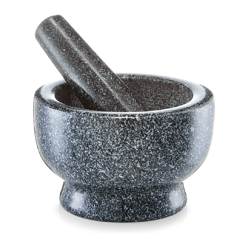 Mojar cu pistil din granit SUPER TRENDS, Gri - SPTR.RO