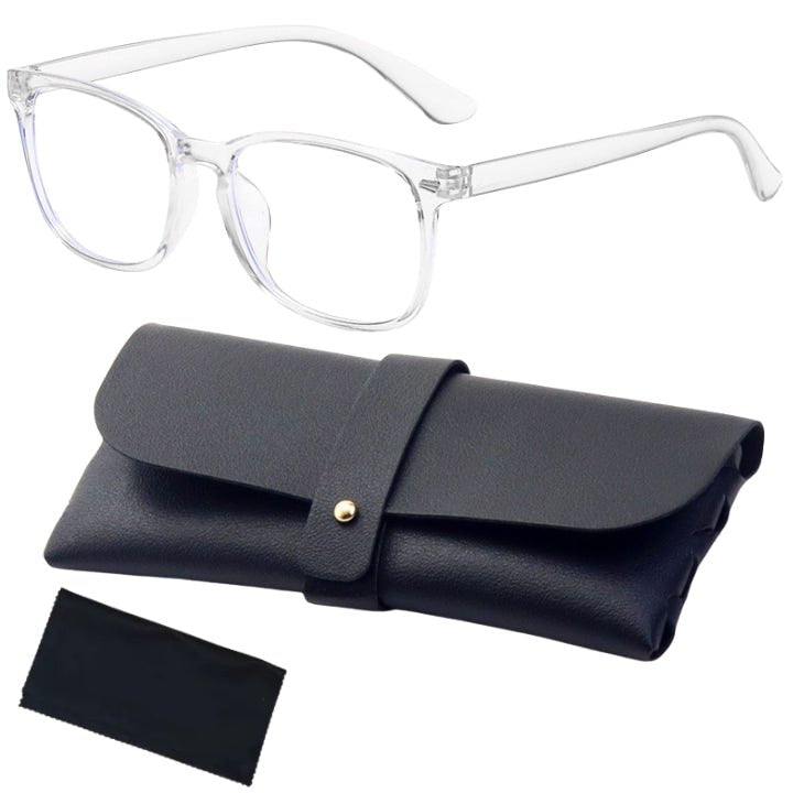 Ochelari Protectie Calculator SuperTrends® Ochelari Anti Lumina Albastra, Ochelari Gaming Fara Dioptrii, Ochelari Protectie Calculator Lentile Transparente, Laptop Telefon Televizor Tableta, Transpare - SPTR.RO