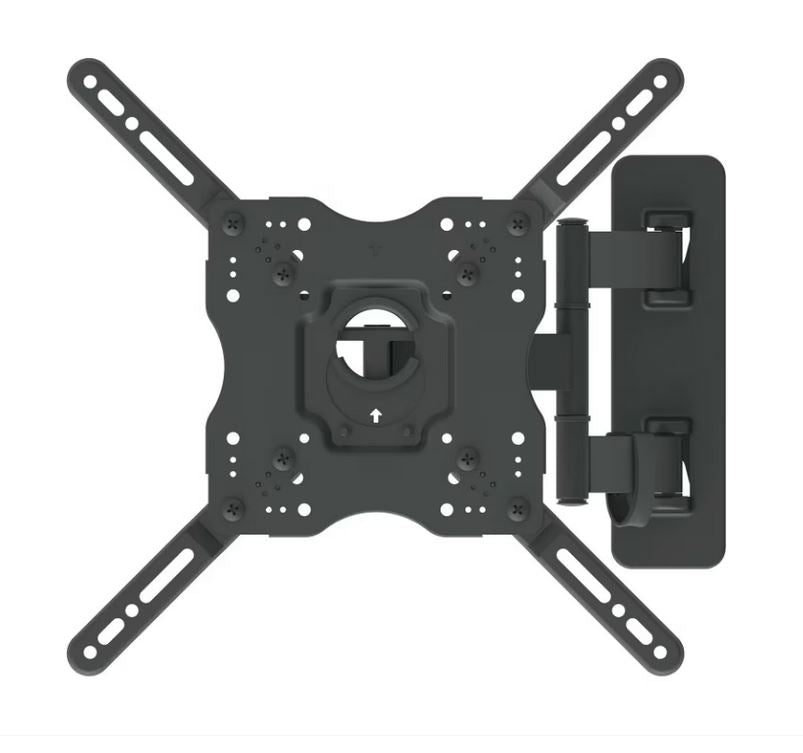 Suport TV Reglabil de Perete SUPER TRENDS®, Diagonala Maxima 22”-55” (56 cm - 139 cm), Greutate Suportata 40 Kg, Pivotant, Otel Profesional, VESA 200x200, 200x100, 100X100, 75x75, Negru
