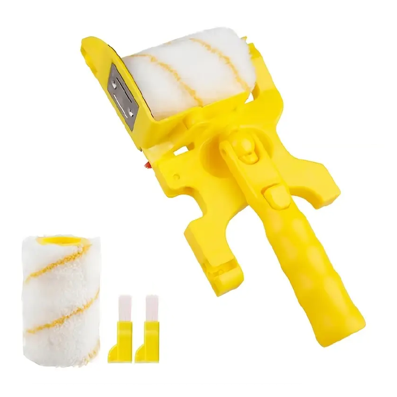 Trafalet Profesional SUPER TRENDS® Pentru Margini, Colturi, Delimitari, cu Rola de Rezerva, Doua Pensule, Material ABS