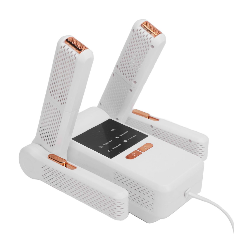 Uscator Electric Dublu pentru Incaltaminte SUPER TRENDS® – Aer Cald 360°, Sterilizare UVC, Timer si Termostat Inteligent, Oprire Automata, Putere 200W, Uscare Dubla 2 perechi, Pentru Pantofi, Ghete, A