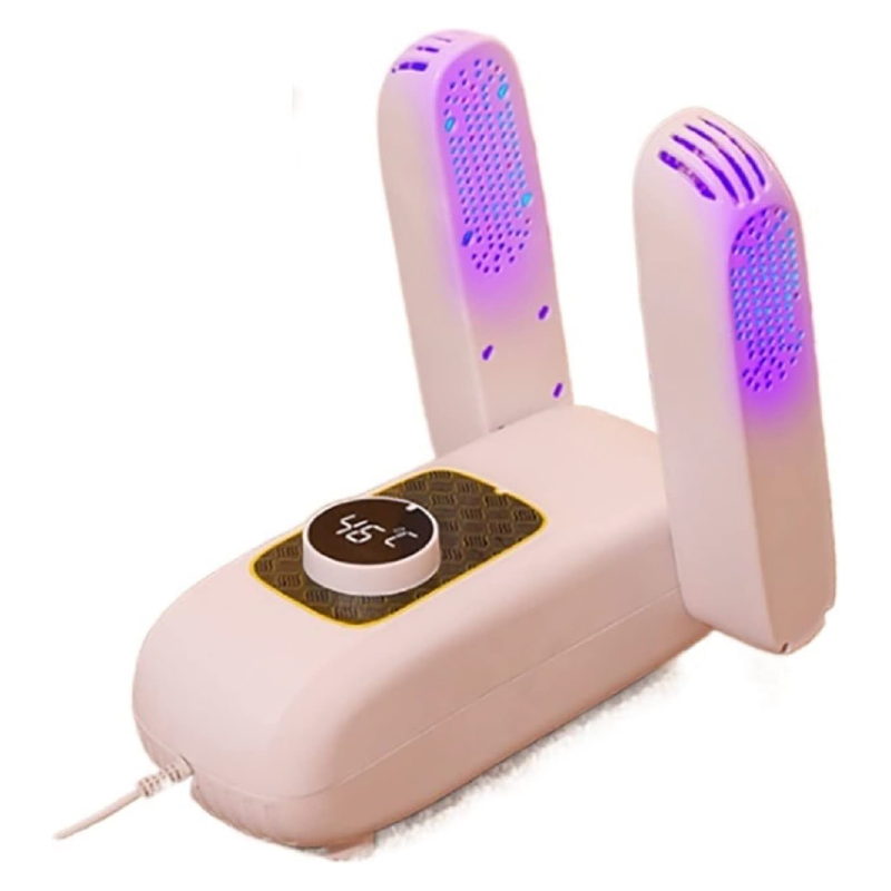 Uscator Electric Pentru Incaltaminte, Manusi, Sosete, SUPER TRENDS®, Pliabil si Retractabil, cu Sterilizare UV, Elimina Mirosurile, Aer Cald 360°, Alb